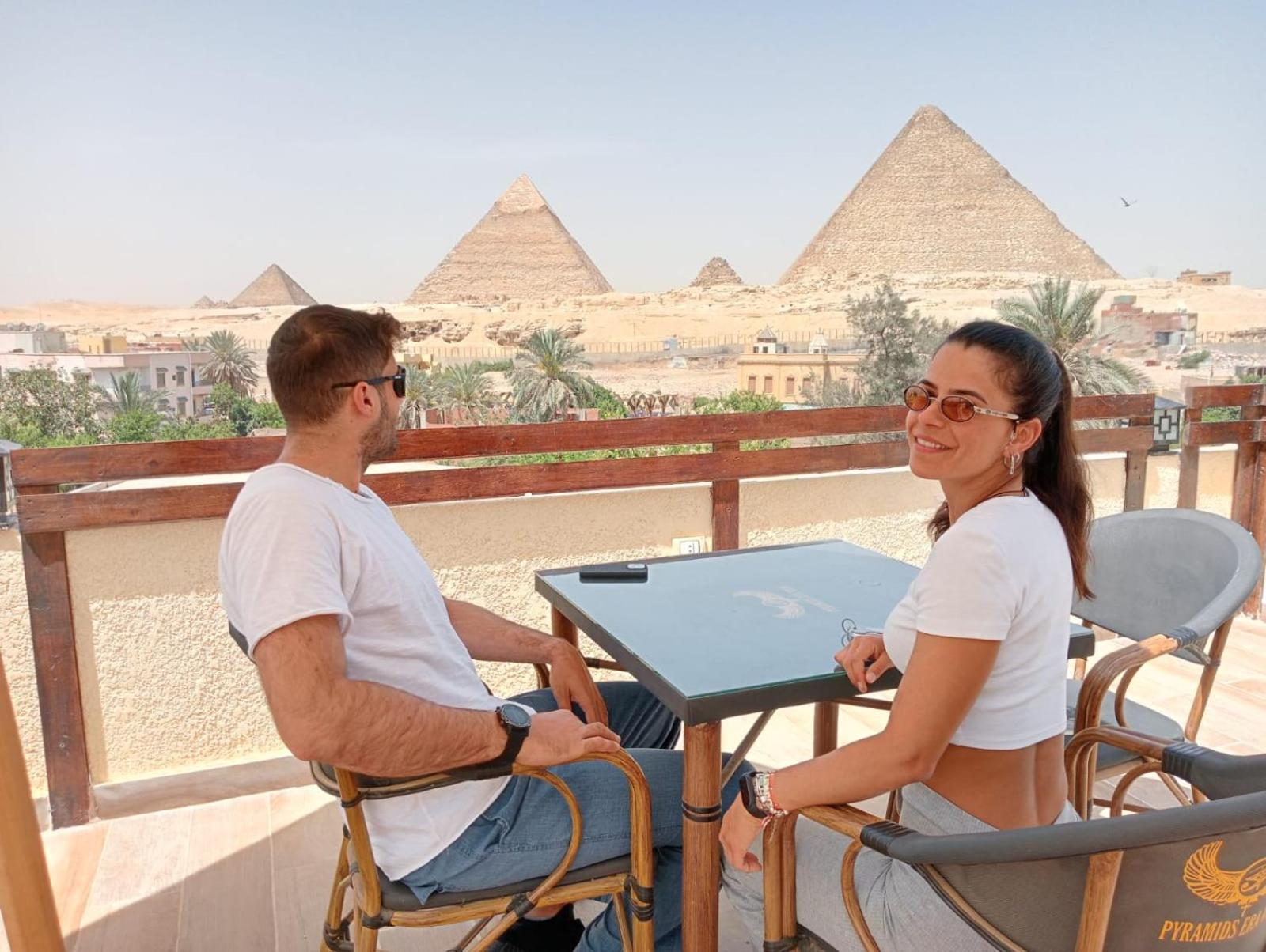Pyramids Era View Otel Kafret el-Gabal Dış mekan fotoğraf